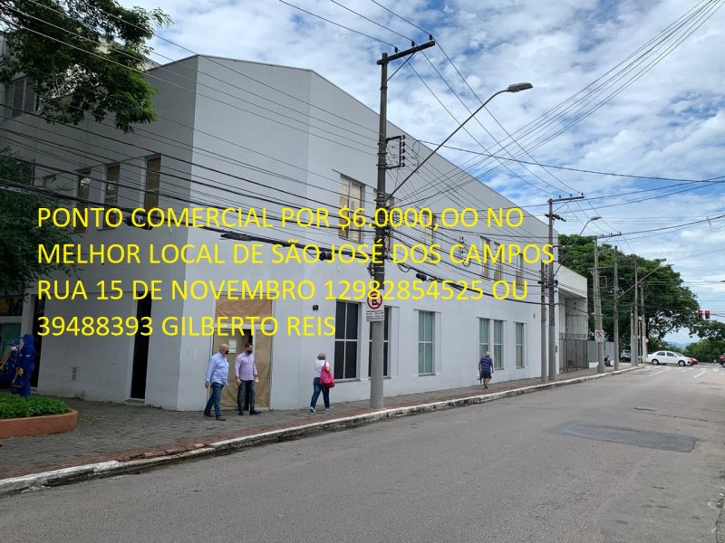 Ponto Comercial - Venda - Centro - São José dos Campos - SP